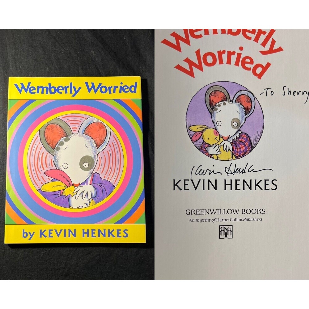 SIGNED - Wemberly Worried by Henkes, Kevin , hardcover